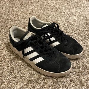 Black Suede Cloudfoam Adidas